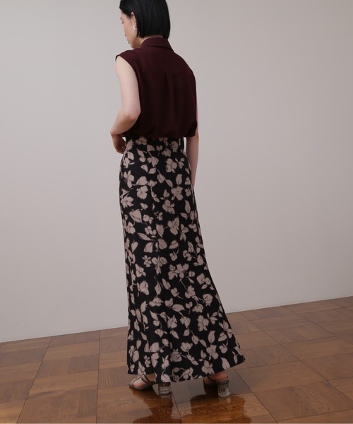 NATURAL BEAUTY BASIC(ナチュラルビューティーベーシック)の「ジャガードプリントマーメイドスカート(スカート・レディース・ブラック系その他/ブラウン系その他・SMALL/MEDIUM)」の5枚目の写真