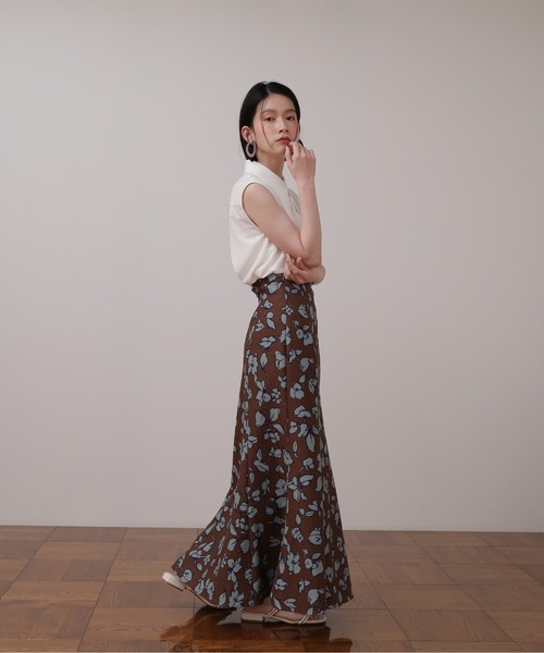 NATURAL BEAUTY BASIC(ナチュラルビューティーベーシック)の「ジャガードプリントマーメイドスカート(スカート・レディース・ブラック系その他/ブラウン系その他・SMALL/MEDIUM)」の16枚目の写真
