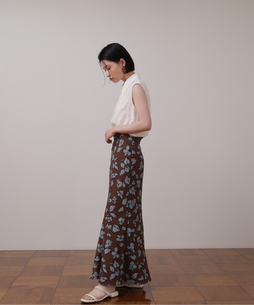NATURAL BEAUTY BASIC(ナチュラルビューティーベーシック)の「ジャガードプリントマーメイドスカート(スカート・レディース・ブラック系その他/ブラウン系その他・SMALL/MEDIUM)」の17枚目の写真