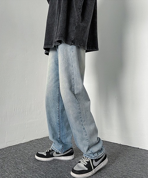 Ressaca(レサーカ)の「セミワイド 加工 ストレート デニム(デニムパンツ・メンズ・ブルー・M/L/XL/S/XXL)」の7枚目の写真