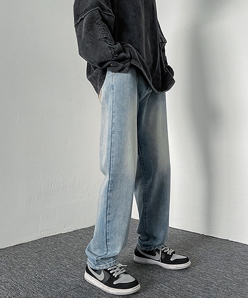 Ressaca(レサーカ)の「セミワイド 加工 ストレート デニム(デニムパンツ・メンズ・ブルー・M/L/XL/S/XXL)」の8枚目の写真
