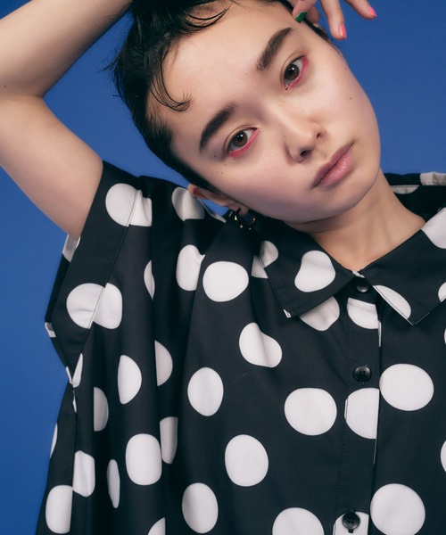 manana suerte（マニャーナスエルテ）の「DOT/STRIPE シャツワンピース（シャツワンピース・レディース・ストライプ/ドット・FREE）」の7枚目の写真