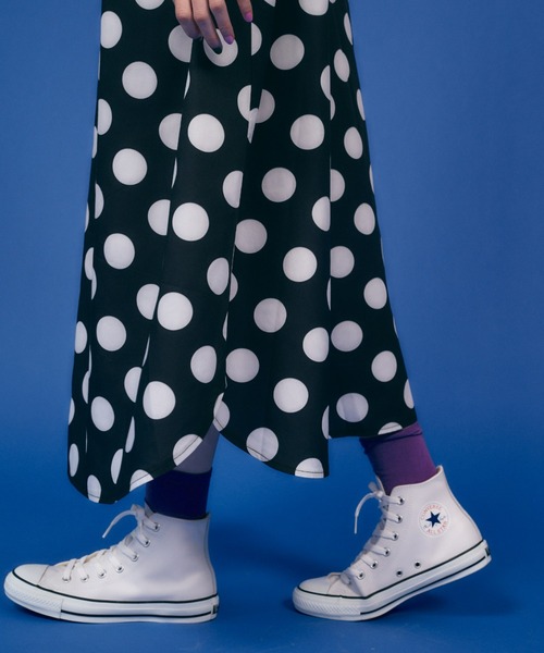 manana suerte STRIPE シャツワンピース manana suerte（マニャーナスエルテ）の「DOT/STRIPE シャツ