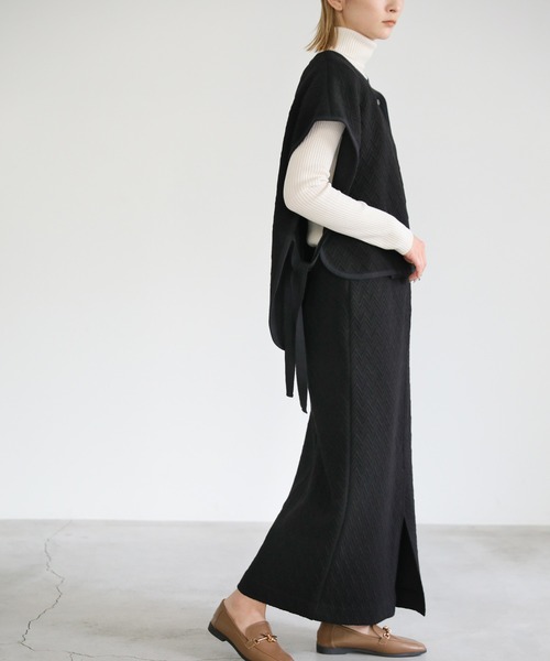 select MOCA（セレクトモカ）の「キルティングジャガードセットアップ（セットアップ・レディース・ホワイト/ブラック・SMALL/MEDIUM）」の22枚目の写真