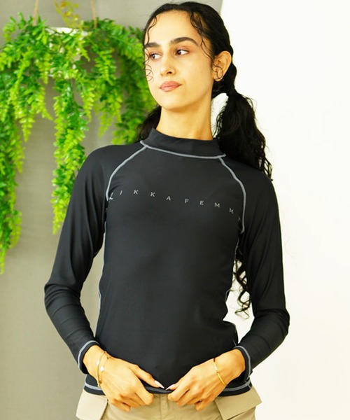 セール】RIKKA FEMME/リッカファム 長袖ラッシュガード UVケア RN300