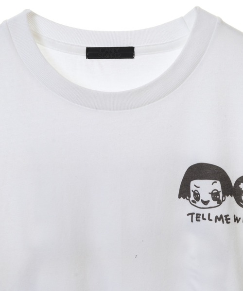 Candy Stripper(キャンディストリッパー)の「CHICO COMIC Tシャツ(Tシャツ/カットソー・レディース・ブラック/オフホワイト・2)」の11枚目の写真