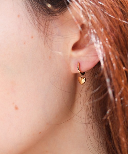 cui-cui（キュイキュイ）の「SV925 ハート フープピアス（ピアス（両耳