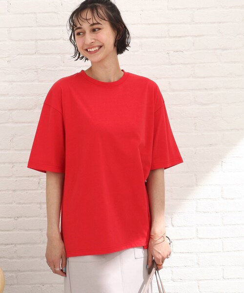 Cutie Blonde(キューティーブロンド)の「◆【S-L】バックロゴフットボールTシャツ(Tシャツ/カットソー・レディース・ブラック/オフホワイト/ブルー/レッド系1・01/02/03)」の14枚目の写真