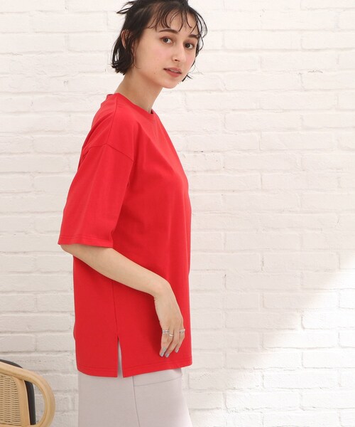 Cutie Blonde(キューティーブロンド)の「◆【S-L】バックロゴフットボールTシャツ(Tシャツ/カットソー・レディース・ブラック/オフホワイト/ブルー/レッド系1・01/02/03)」の15枚目の写真