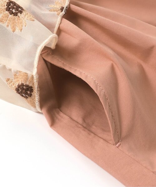 apres les cours（アプレレクール）の「ひまわり刺繍ワンピース（ワンピース・キッズ・オレンジ/ミント・90/100/110/120/80/130/140）」の17枚目の写真