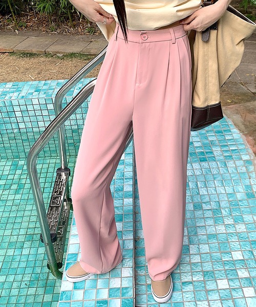 Dita Muaj.（ディータムアージュ）の「ハイウエストルーズスラックスパンツ（スラックス・レディース・ライトピンク/ホワイト/ブラック・L/S/M）」の16枚目の写真