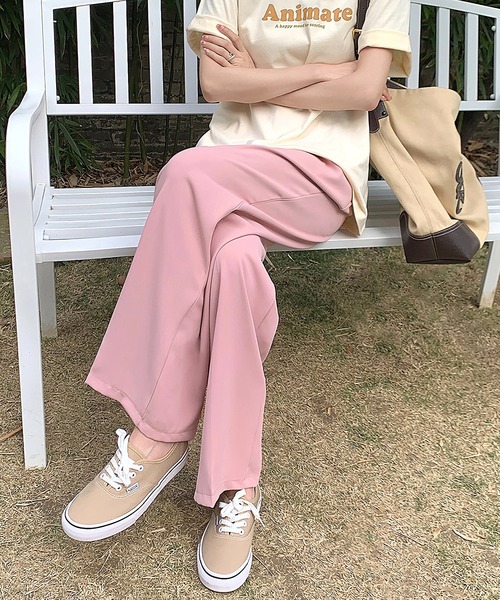 Dita Muaj.（ディータムアージュ）の「ハイウエストルーズスラックスパンツ（スラックス・レディース・ライトピンク/ホワイト/ブラック・L/S/M）」の13枚目の写真