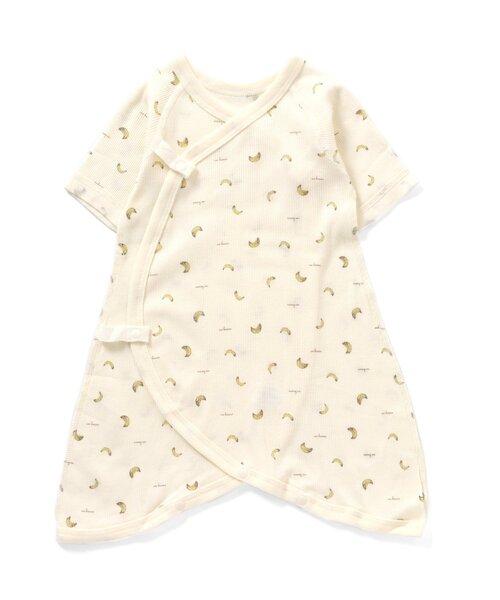 apres les cours（アプレレクール）の「リブコンビ肌着（肌着・キッズ・オフホワイト/サックスブルー/ピンク/アイボリー/その他2/キナリ・70/60）」の4枚目の写真