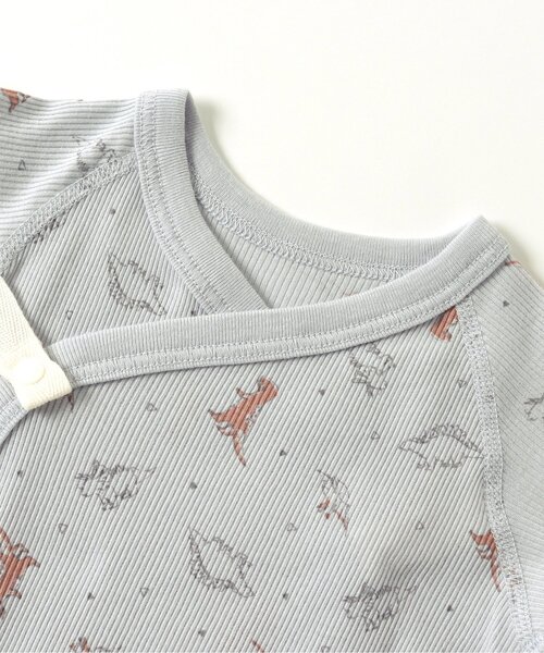 apres les cours（アプレレクール）の「リブコンビ肌着（肌着・キッズ・オフホワイト/サックスブルー/ピンク/アイボリー/その他2/キナリ・70/60）」の16枚目の写真