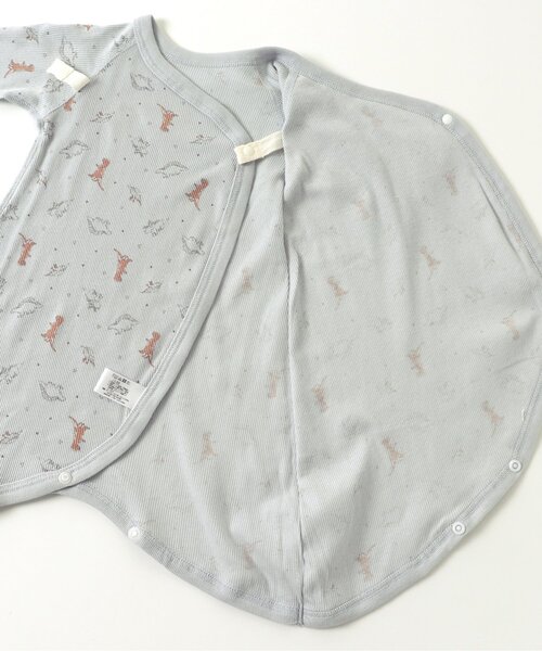 apres les cours（アプレレクール）の「リブコンビ肌着（肌着・キッズ・オフホワイト/サックスブルー/ピンク/アイボリー/その他2/キナリ・70/60）」の18枚目の写真