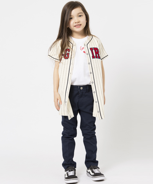 X-girl Stages(エックスガールステージス)の「【VERY(ベリー)5月号掲載商品】S/S TEE GOD BLESS YOU (4T~7T)(Tシャツ/カットソー・キッズ・ホワイト/ブラック/ネイビー・4T/5T/6T/7T)」の11枚目の写真
