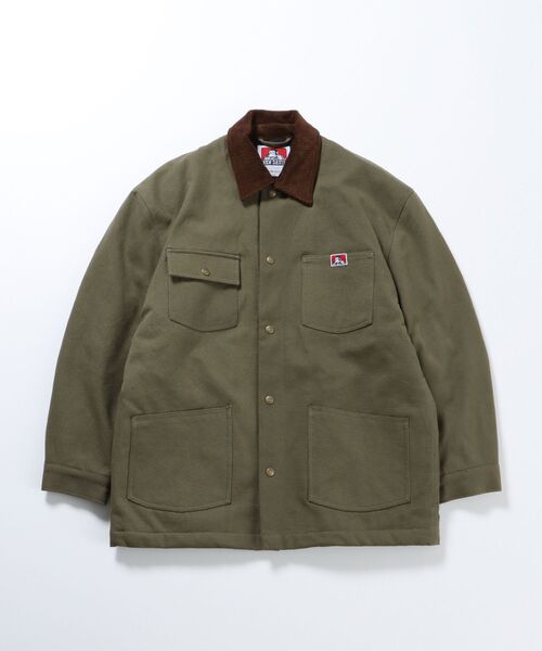 BEN DAVIS（ベンデイビス）の「【BEN DAVIS(ベンデイビス)】COVERALL WITH LINING JACKET / ダック地 ワンポイント シンプル カバーオール ジャケット（カバーオール・メンズ・キャメル/ブルー/ブラック/その他1/カーキ・MEDIUM/LARGE/X-LARGE）」の19枚目の写真