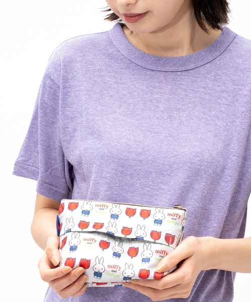 Miffy（ ミッフィー）の「miffy / ミッフィー  ティッシュポーチ ジャガード MF 2005 6331 WNI（ポーチ・レディース・その他1/その他2・FREE）」の9枚目の写真