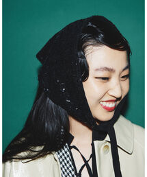 Ray BEAMS | Ray BEAMS / ラップ スパンコール カーチフ(その他小物)