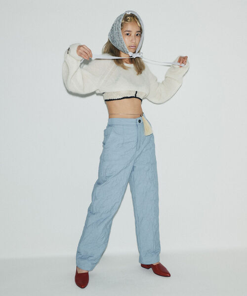 Ray BEAMS（レイビームス）の「Ray BEAMS / ラップ スパンコール カーチフ（その他小物・レディース・ブラック/シルバー・ONE SIZE）」の3枚目の写真