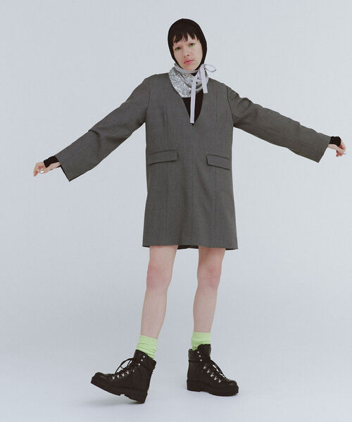 Ray BEAMS（レイビームス）の「Ray BEAMS / ラップ スパンコール カーチフ（その他小物・レディース・ブラック/シルバー・ONE SIZE）」の11枚目の写真