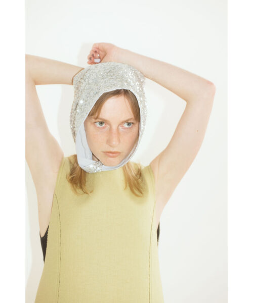 Ray BEAMS（レイビームス）の「Ray BEAMS / ラップ スパンコール カーチフ（その他小物・レディース・ブラック/シルバー・ONE SIZE）」の10枚目の写真