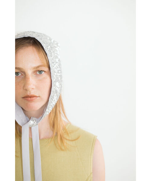 Ray BEAMS（レイビームス）の「Ray BEAMS / ラップ スパンコール カーチフ（その他小物・レディース・ブラック/シルバー・ONE SIZE）」の9枚目の写真