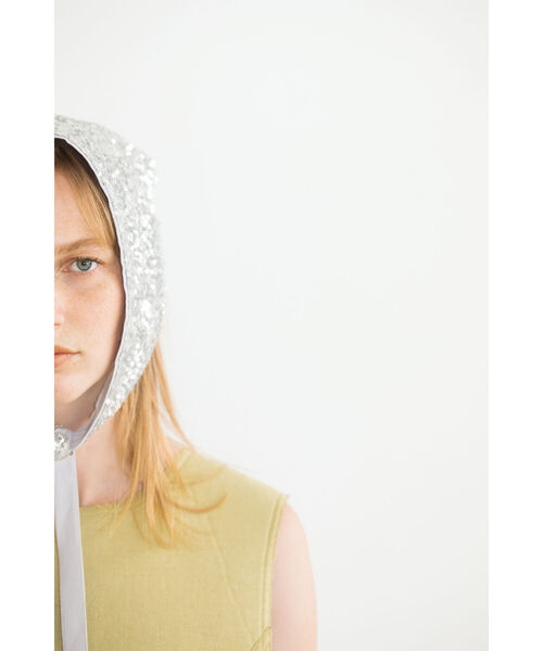 Ray BEAMS（レイビームス）の「Ray BEAMS / ラップ スパンコール カーチフ（その他小物・レディース・ブラック/シルバー・ONE SIZE）」の8枚目の写真