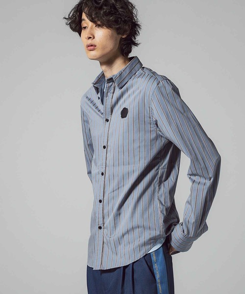 VIKTOR&ROLF(ヴィクター&ロルフ)の「VIKTOR&ROLF(ヴィクター&ロルフ)ストライプロゴシャツ/STRIPED LOGO SHIRT(シャツ/ブラウス・メンズ・ライトブルー・46/48/50)」の14枚目の写真