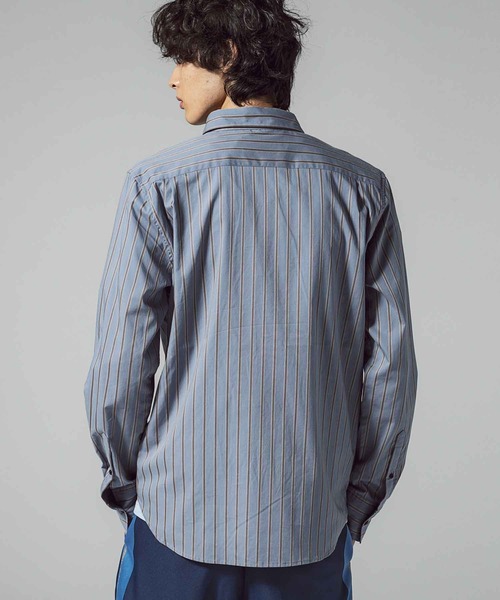 VIKTOR&ROLF(ヴィクター&ロルフ)の「VIKTOR&ROLF(ヴィクター&ロルフ)ストライプロゴシャツ/STRIPED LOGO SHIRT(シャツ/ブラウス・メンズ・ライトブルー・46/48/50)」の2枚目の写真
