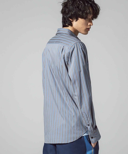 VIKTOR&ROLF(ヴィクター&ロルフ)の「VIKTOR&ROLF(ヴィクター&ロルフ)ストライプロゴシャツ/STRIPED LOGO SHIRT(シャツ/ブラウス・メンズ・ライトブルー・46/48/50)」の8枚目の写真