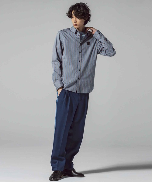 VIKTOR&ROLF(ヴィクター&ロルフ)の「VIKTOR&ROLF(ヴィクター&ロルフ)ストライプロゴシャツ/STRIPED LOGO SHIRT(シャツ/ブラウス・メンズ・ライトブルー・46/48/50)」の10枚目の写真