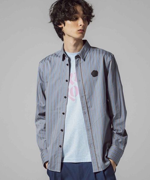 VIKTOR&ROLF(ヴィクター&ロルフ)の「VIKTOR&ROLF(ヴィクター&ロルフ)ストライプロゴシャツ/STRIPED LOGO SHIRT(シャツ/ブラウス・メンズ・ライトブルー・46/48/50)」の12枚目の写真