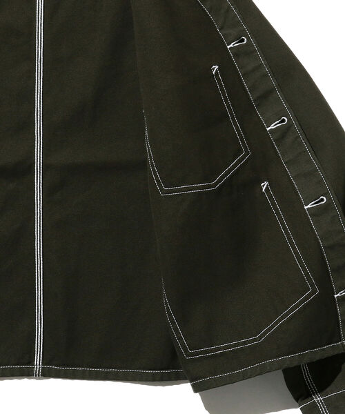 BEAMS PLUS(ビームスプラス)の「BEAMS PLUS / コットン キャンバス エンジニア ジャケット(ブルゾン・メンズ・グリーン/ブラウン/チャコールグレー・XL/S/M/L)」の18枚目の写真
