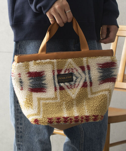 PENDLETON（ペンドルトン）の「【PENDLETON/ペンドルトン】別注HARDING ボアミニトート フリース（トートバッグ・メンズ・ホワイト系その他/ブラック系その他/ベージュ系その他・FREE）」の20枚目の写真