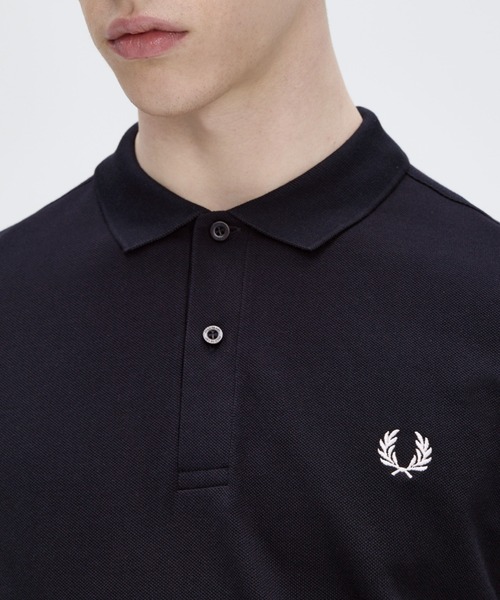 Fred Perry(フレッドペリー) 長袖ポロシャツ  黒　 M6006 The Fred Perry Shirt - M6006／フレッドペリー長袖ポロシャツ