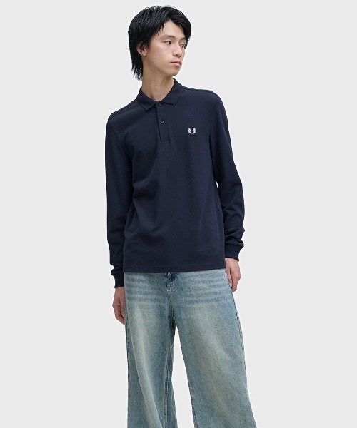 FRED PERRYフレットペリー 長袖ポロシャツ XL FRED PERRY SHIRT 2024年秋冬・長袖ポロシャツ プレオーダー | FRED