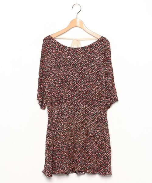 セール ブランド古着 花柄7分袖ワンピース ワンピース Bon Mercerie ボンメルスリー のファッション通販 Zozoused