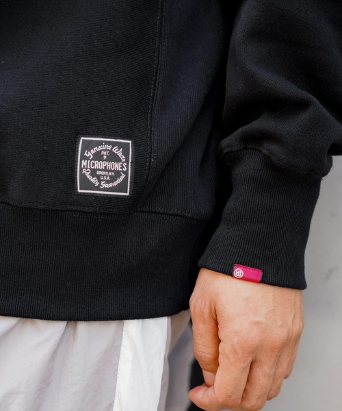 NineMicrophones（ナインマイクロフォンズ）の「SWEAT-Rose-（スウェット・メンズ・ホワイト/ブラック・MEDIUM/LARGE/X-LARGE/SMALL）」の10枚目の写真