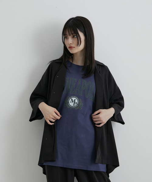 JUNRED(ジュンレッド)の「スローテックピンタックルーズシャツ(シャツ/ブラウス・メンズ・ブラック/ベージュ系その他/グリーン系その他・S/M/L)」の18枚目の写真