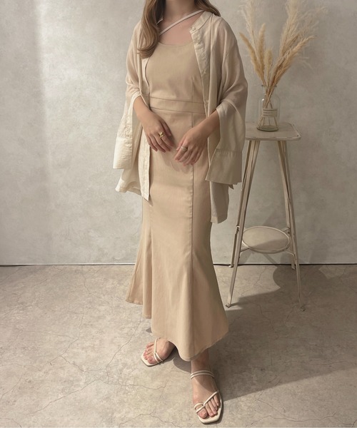 apres jour clair】【SETUP可能】マーメイドキャミワンピース