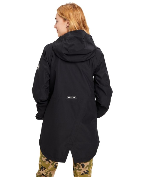 BURTON(バートン)の「防水 速乾 Veridry 2L レインジャケット(マウンテンパーカー・レディース・ブラック/カーキ・S/M)」の6枚目の写真