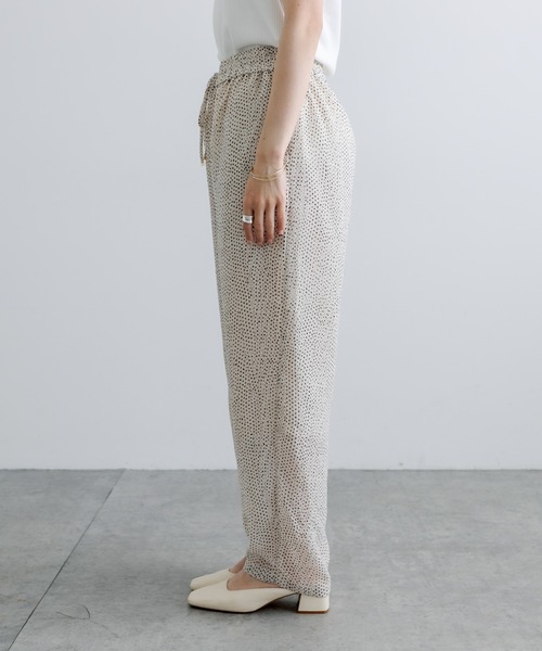 PUAL CE CIN（ピュアルセシン）の「【Du noir】ドット柄パンツ（その他パンツ・レディース・ブラック/アイボリー・FREE）」の16枚目の写真