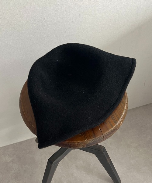 CAPRICIEUX LE'MAGE（カプリシューレマージュ）の「バスクウールバケットハット（ハット・レディース・ブラック/ベージュ/ブラウン・FREE）」の15枚目の写真