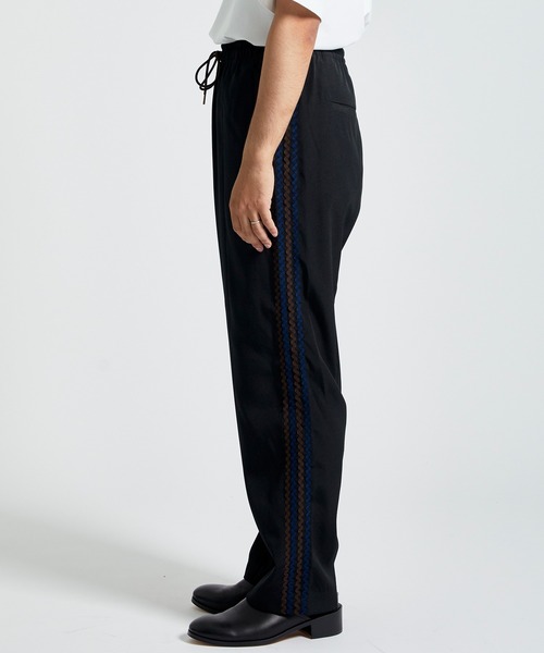 TAUPE（トープ）の「Tropical Waveline pants（スラックス・メンズ・ブラック・2）」の4枚目の写真