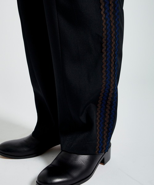 TAUPE（トープ）の「Tropical Waveline pants（スラックス・メンズ・ブラック・2）」の11枚目の写真