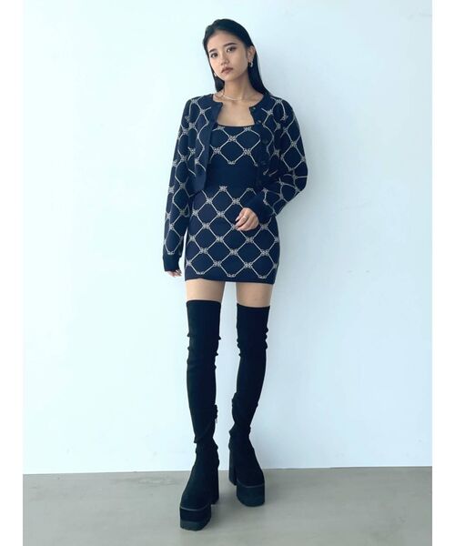 EMODA(エモダ)の「ジャガードミニスカート(スカート・レディース・その他1/その他・FREE)」の21枚目の写真