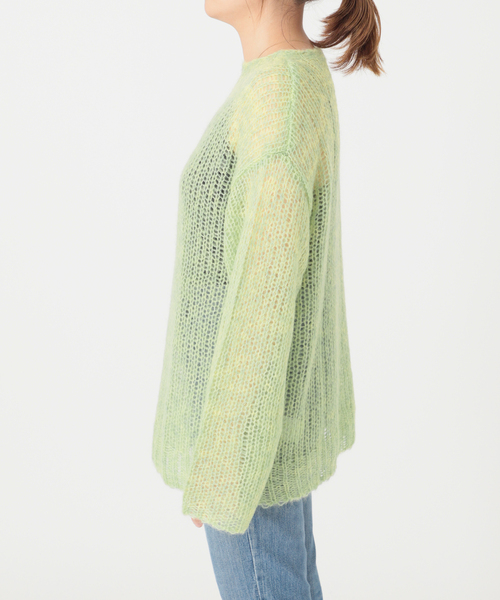 journal standard L'essage（ジャーナルスタンダードレサージュ）の「モヘヤMIXビッグプルオーバー（ニット/セーター・レディース・モスグリーン/ウッド・FREE）」の17枚目の写真