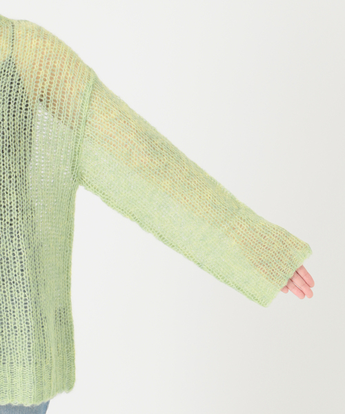 journal standard L'essage（ジャーナルスタンダードレサージュ）の「モヘヤMIXビッグプルオーバー（ニット/セーター・レディース・モスグリーン/ウッド・FREE）」の21枚目の写真