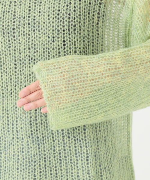 journal standard L'essage（ジャーナルスタンダードレサージュ）の「モヘヤMIXビッグプルオーバー（ニット/セーター・レディース・モスグリーン/ウッド・FREE）」の22枚目の写真